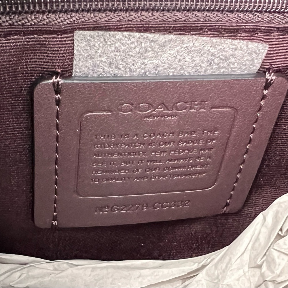 NWT Coach Rowan Satchel In Signature Canvas With Fairytale Rose Print - Picture 8 of 13